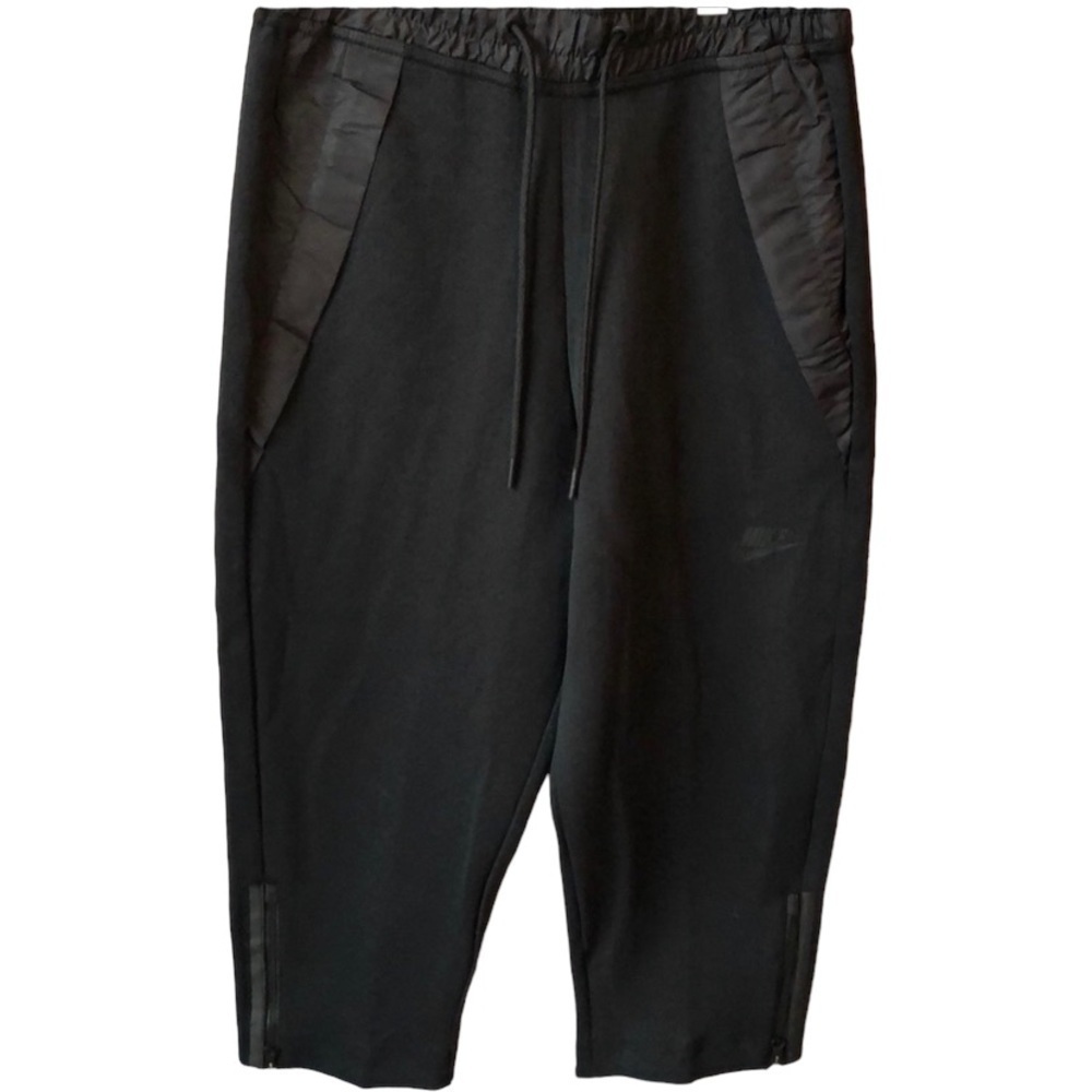 Nike Pants Tech Pack Black XS Capris Zipped Hems Nike Swoosh NEW